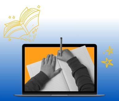 hands writing laptop book | OnYourMark Blog hands writing laptop book | OnYourMark Blog